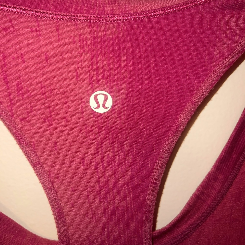 Lululemon tank top no size but fit’s small medium racer back very soft